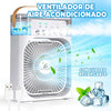 VENTILADOR Y AIRE ACONDICIONADO CON AROMAS Y LUCES LED